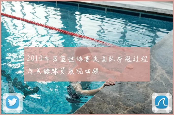 2010年男篮世锦赛美国队夺冠过程与关键球员表现回顾